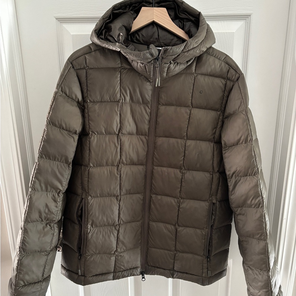Men's Olive Quilted Jacket
